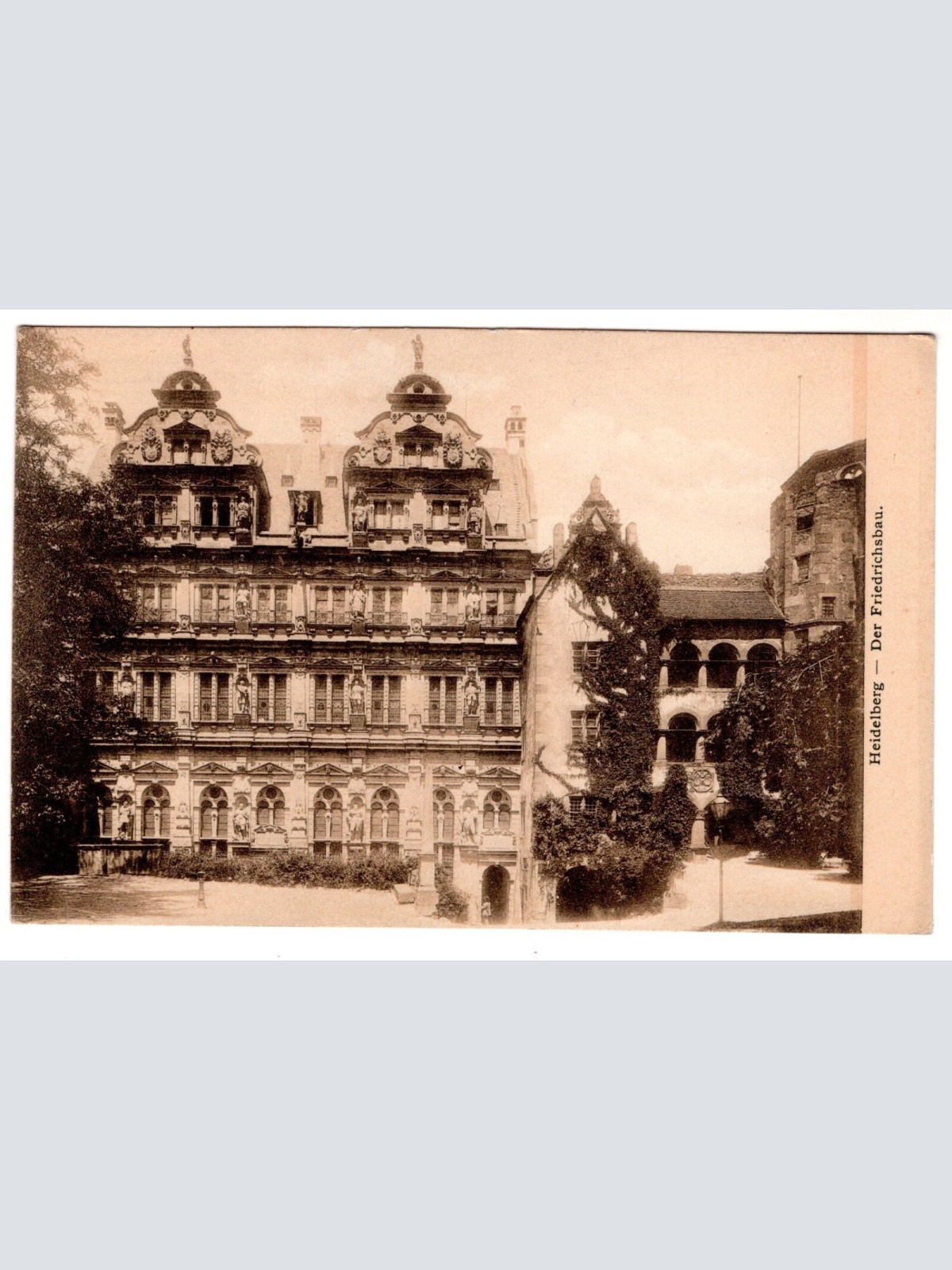 AK, Heidelberg - Der Friedrichsbau, Baden-Württemberg, Ansichtskarte (S7015)