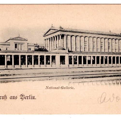 AK, Gruß aus Berlin, National-Gallerie, Ansichtskarte (S7017)