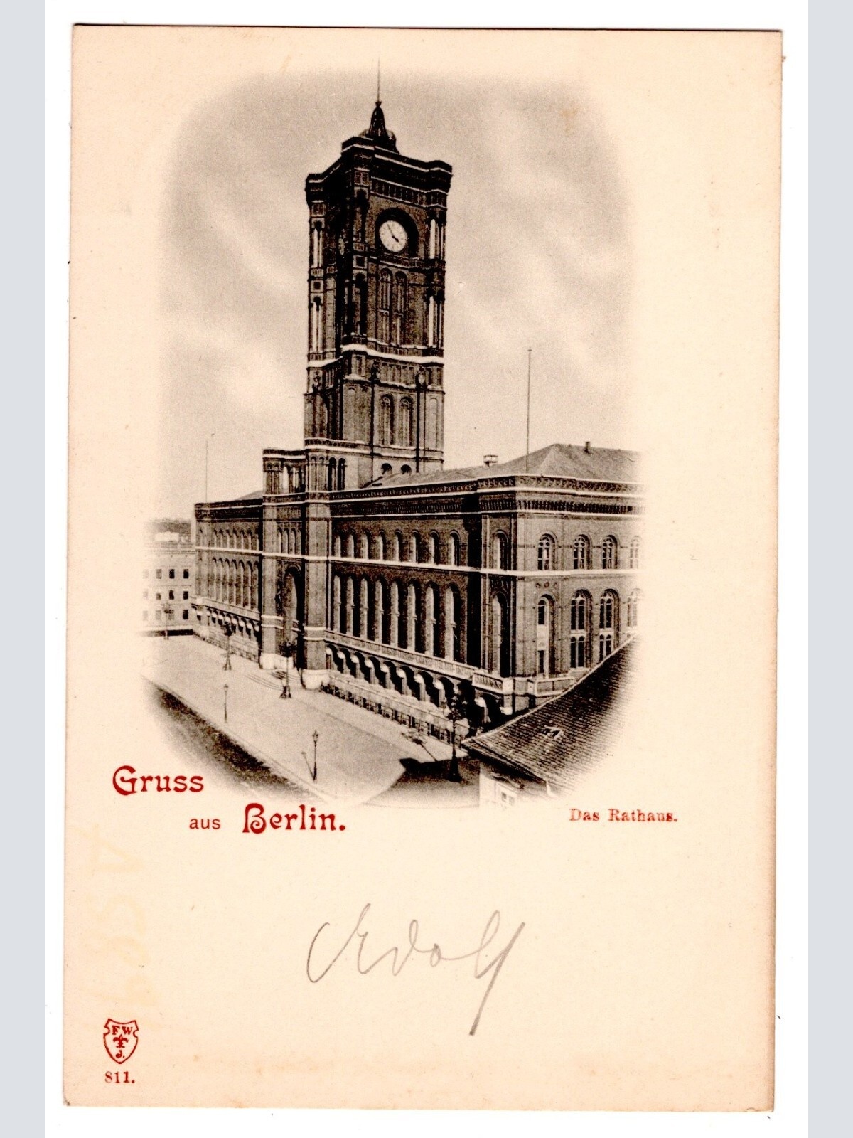 AK, Gruß aus Berlin, das Rathaus, Ansichtskarte (S7042)