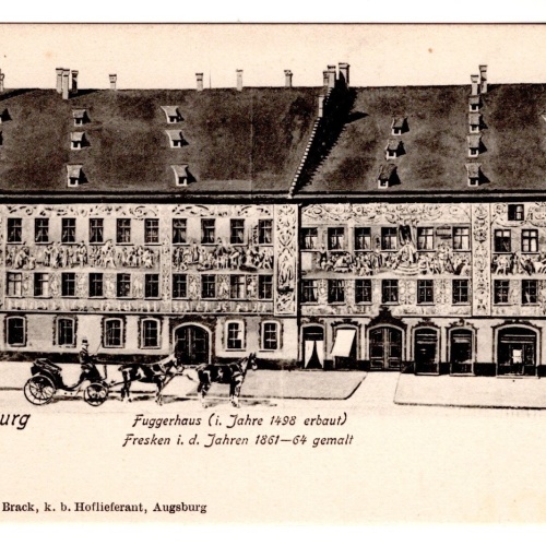 AK, Augsburg, Fuggerhaus, Bayern, Ansichtskarte (S7047)