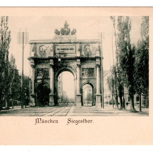 AK, München, Siegesthor, Bayern, Ansichtskarte (S7060)