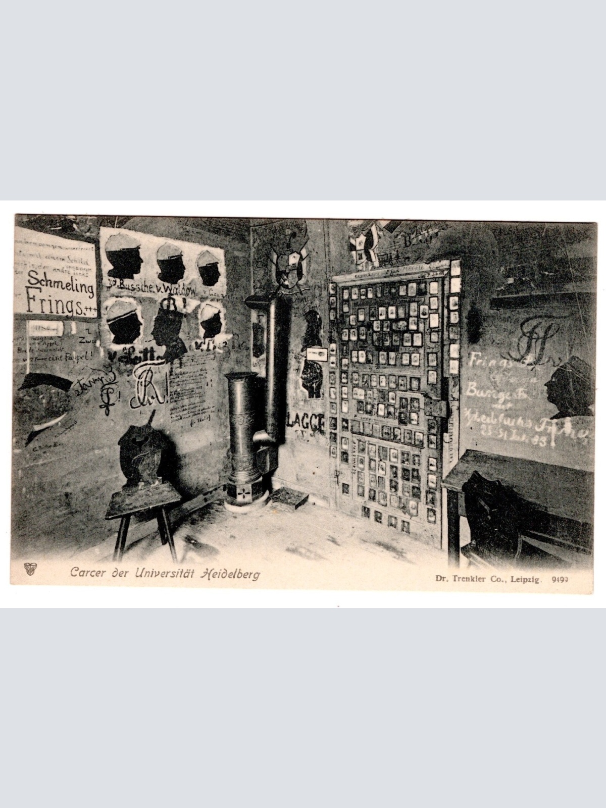 AK, Carcer der Universität Heidelberg, Baden-Württemberg, Ansichtskarte (S7062)