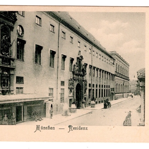 AK, München - Residenz, Bayern, Ansichtskarte (S7066)