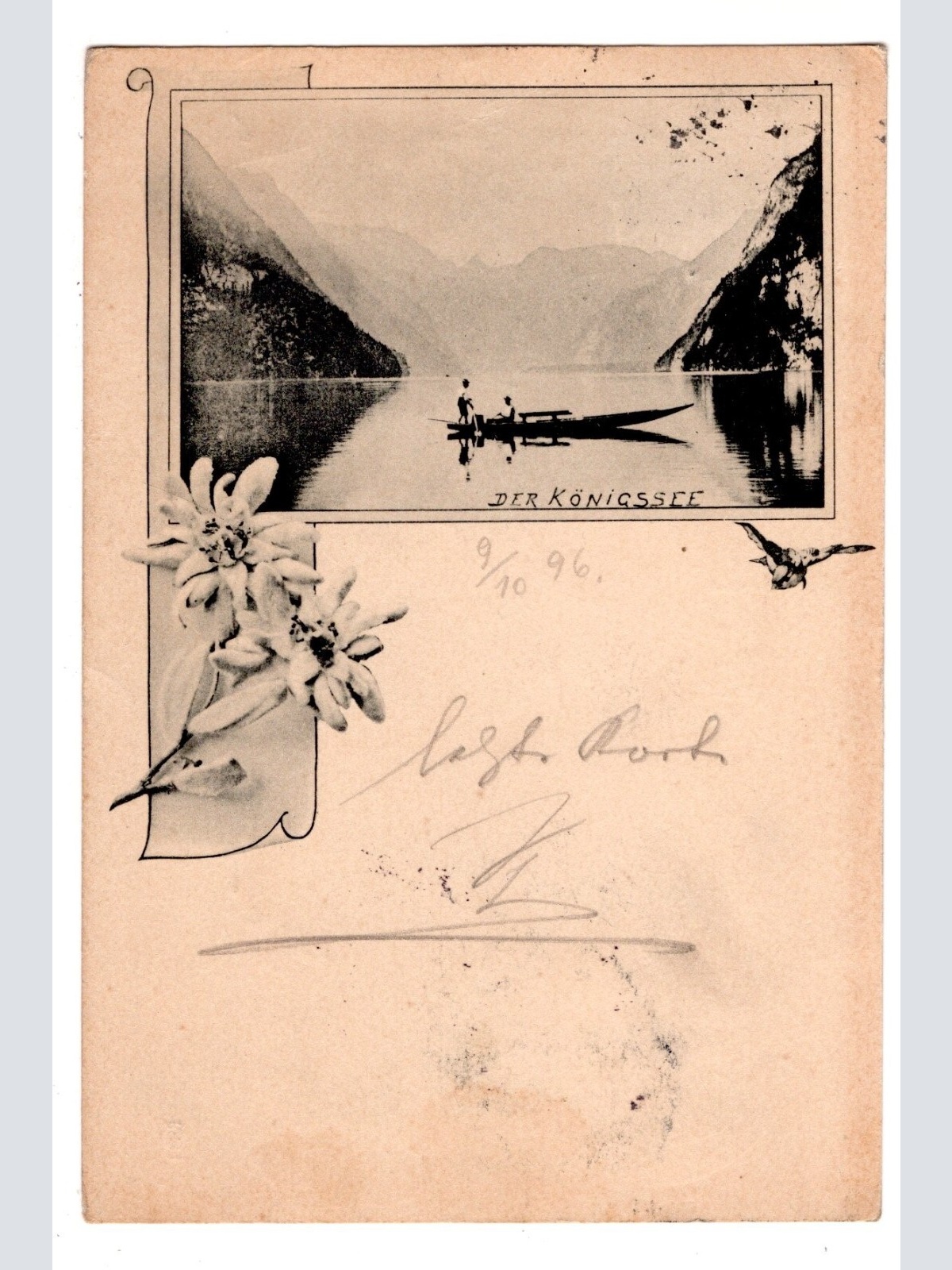 AK, Bayern, der Königssee, Ansichtskarte (S7099)