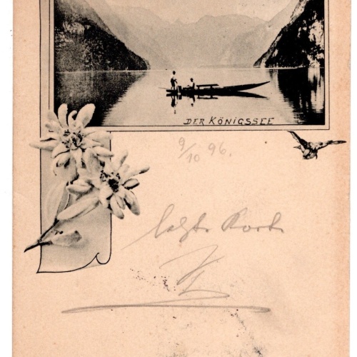 AK, Bayern, der Königssee, Ansichtskarte (S7099)