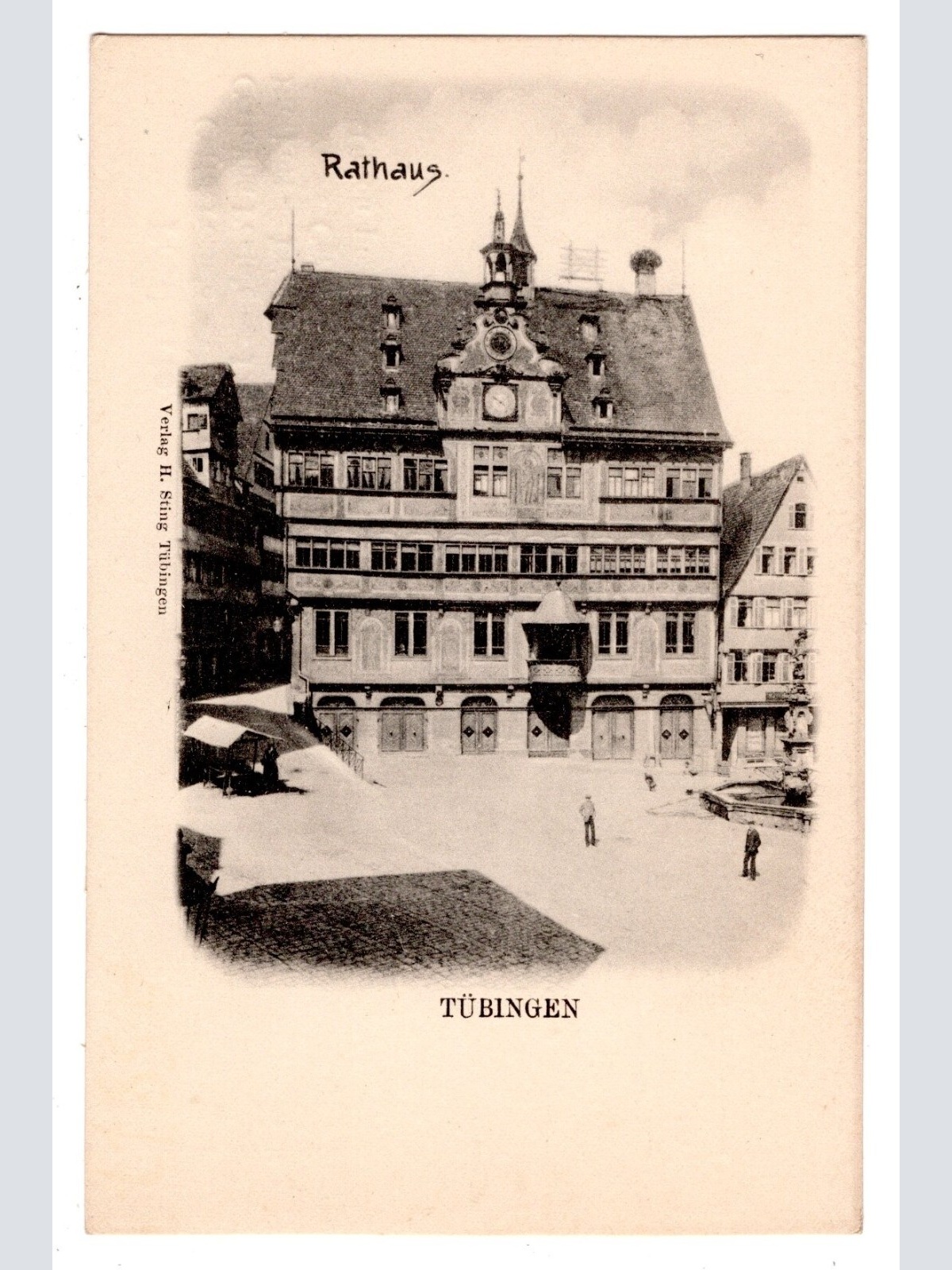 AK, Tübingen Rathaus, Baden-Württemberg, Ansichtskarte (S7101)