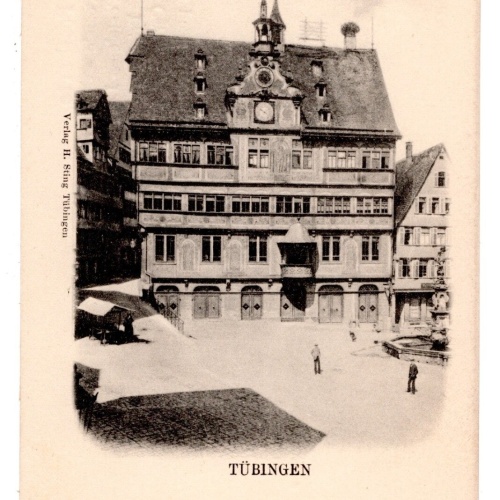 AK, Tübingen Rathaus, Baden-Württemberg, Ansichtskarte (S7101)