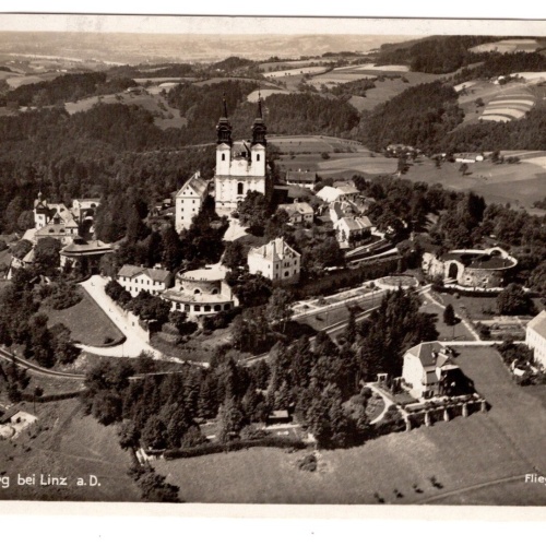 AK, Fliegeraufnahme, Pöstlingberg bei Linz Oberösterreich, Ansichtskarte (S7110)