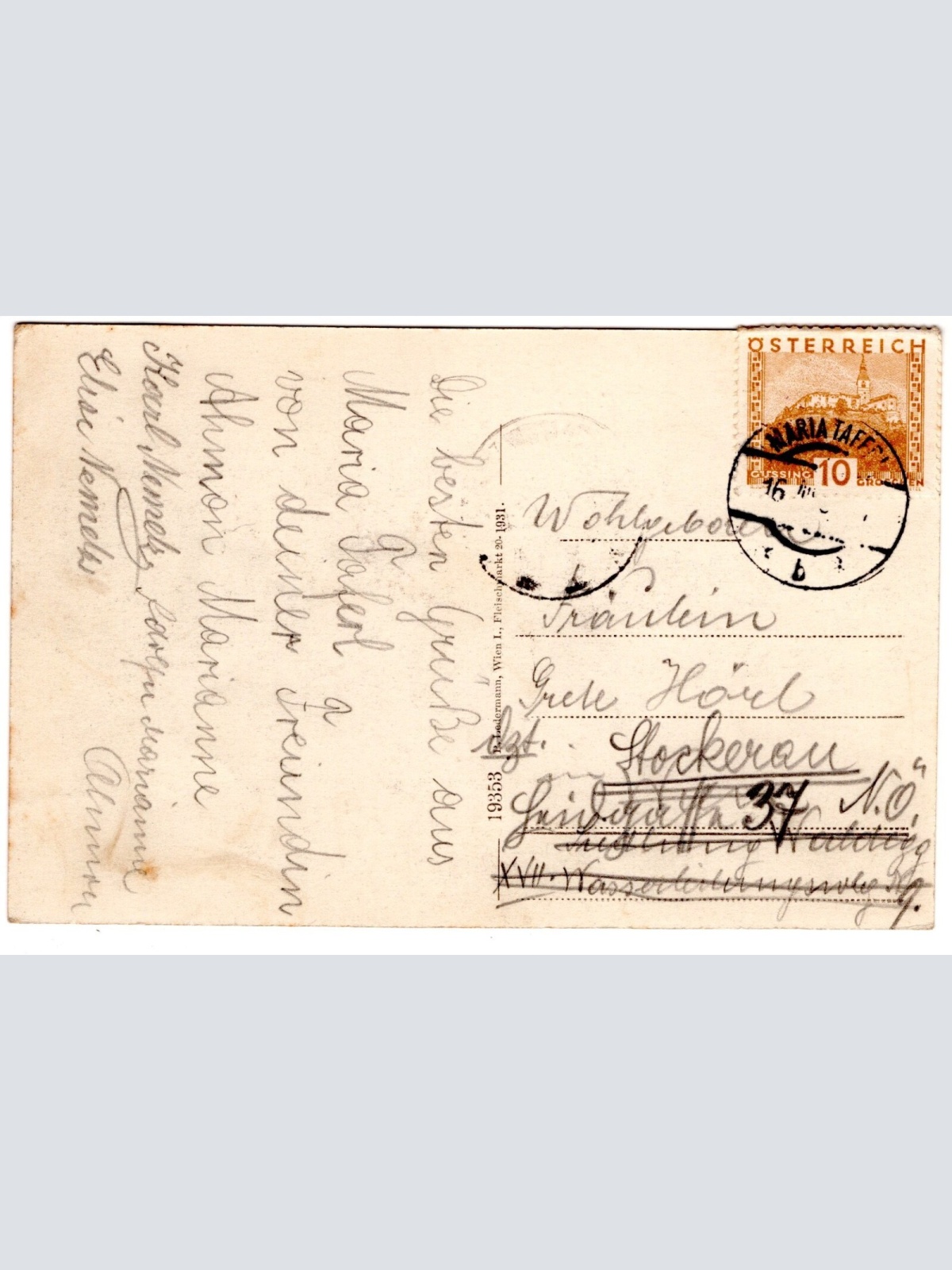 AK, Maria-Taferl mit Marbach, Niederösterreich, Ansichtskarte (S7126)