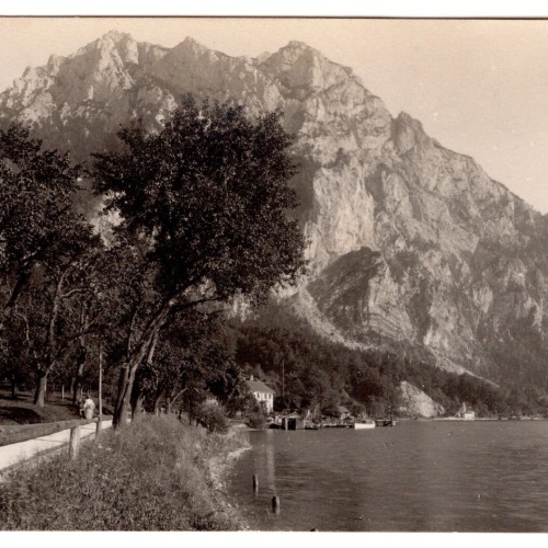 AK, Hoisen mit Traunstein, Oberösterreich, Ansichtskarte (S7131)