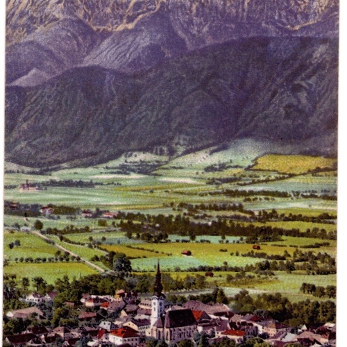 AK, Kirchdorf mit der Kremsmauer, Oberösterreich, Ansichtskarte (S7132)