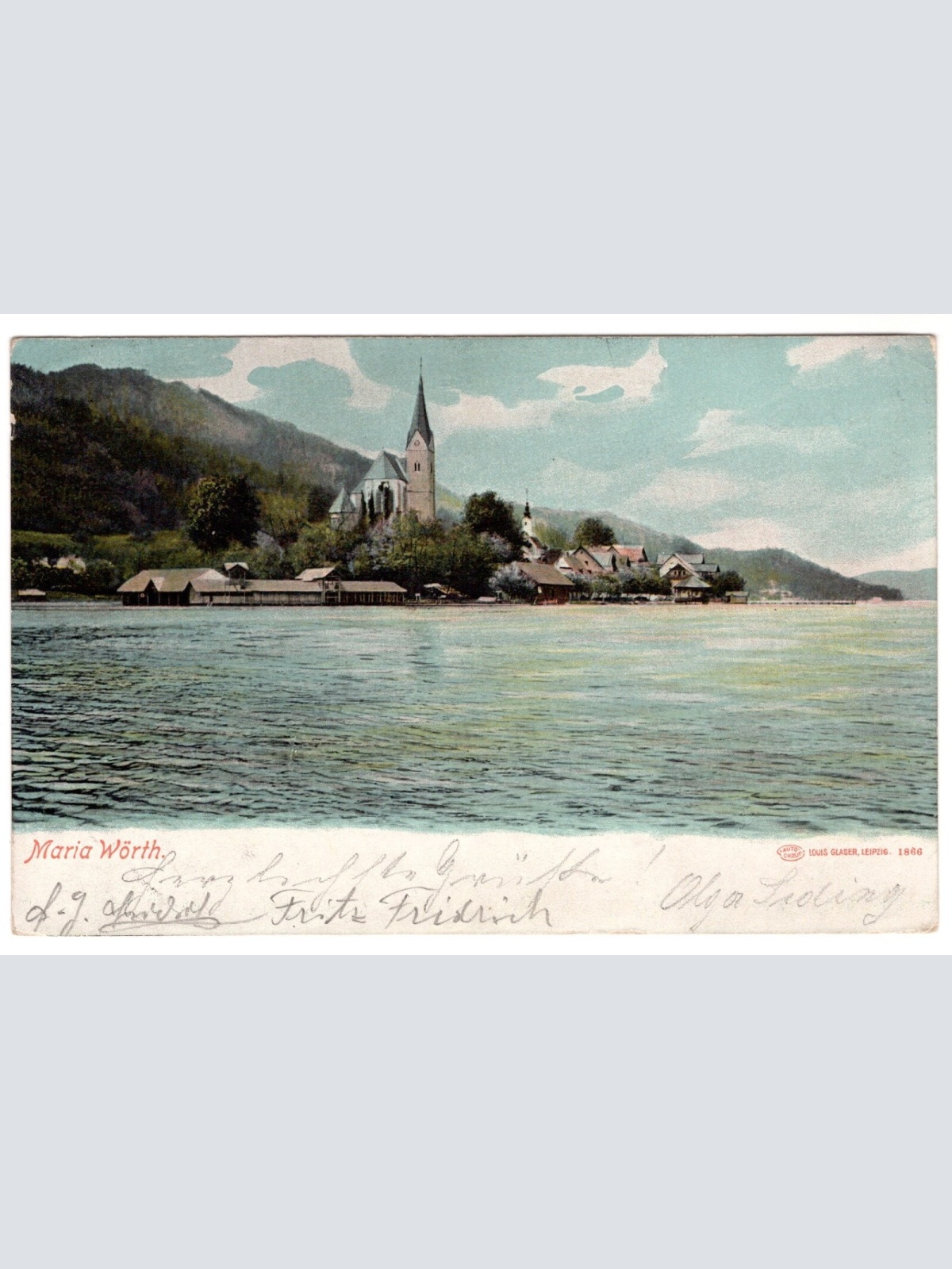 AK, Maria Wörth, Kärnten, Ansichtskarte (S7135)