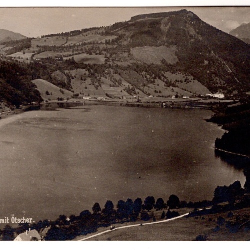 AK, Lunzersee mit Ötscher, Niederösterreich, Ansichtskarte (S7158)