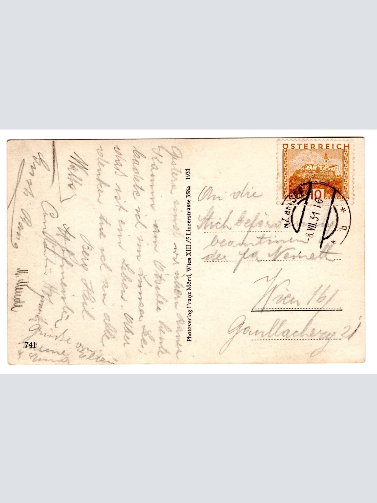 AK, Lunzersee mit Ötscher, Niederösterreich, Ansichtskarte (S7159)