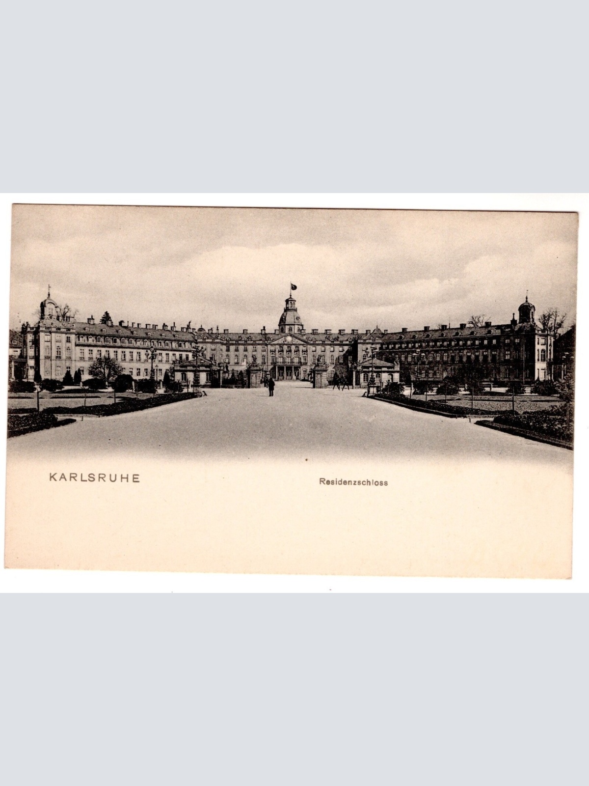 AK, Karlsruhe, Residenzschloss, Baden-Württemberg, Ansichtskarte (S7179)
