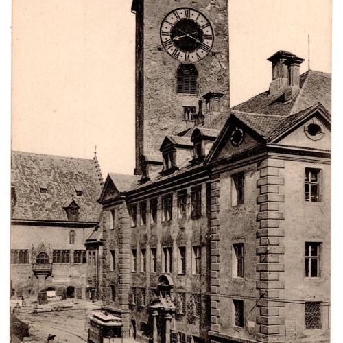 AK, Regensburg, Rathaus, Bayern, Ansichtskarte (S7190)