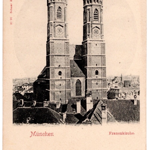 AK, München, Frauenkirche, Bayern, Ansichtskarte (S7204)