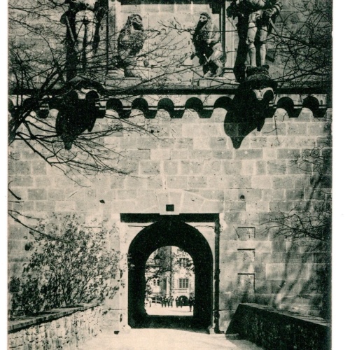 AK, Heidelberg, Die Ritter am Torturm, Baden-Württemberg, Ansichtskarte (S7209)