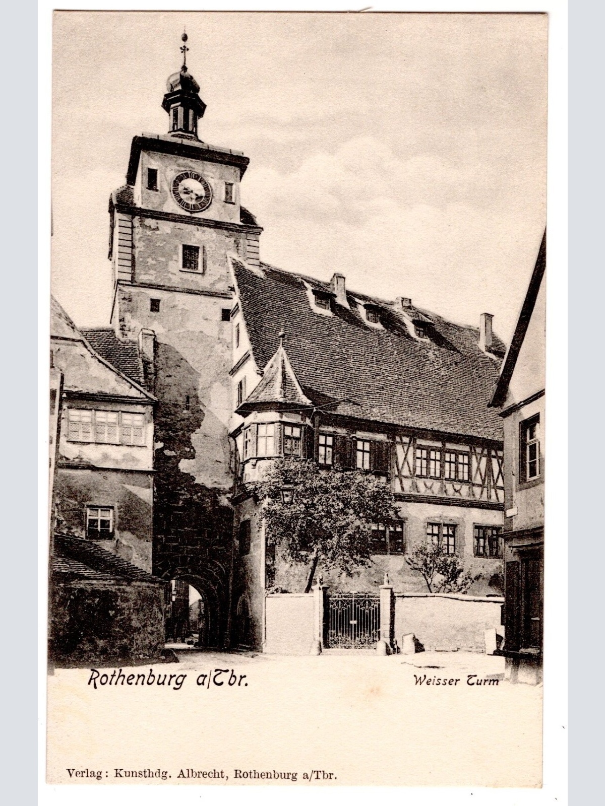 AK, Rothenburg ob der Tauber, Bayern, Ansichtskarte (S7215)