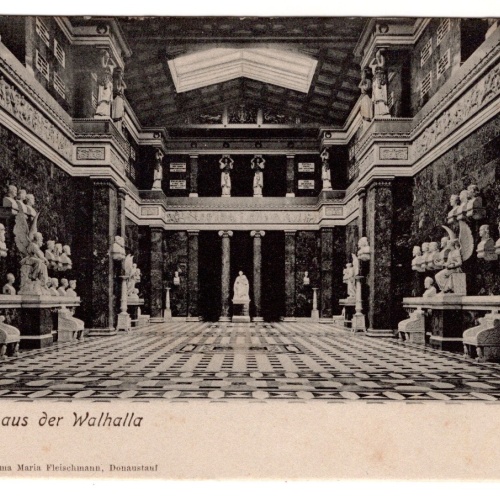 AK, Gruß aus der Walhalla, Bayern, Ansichtskarte (S7230)