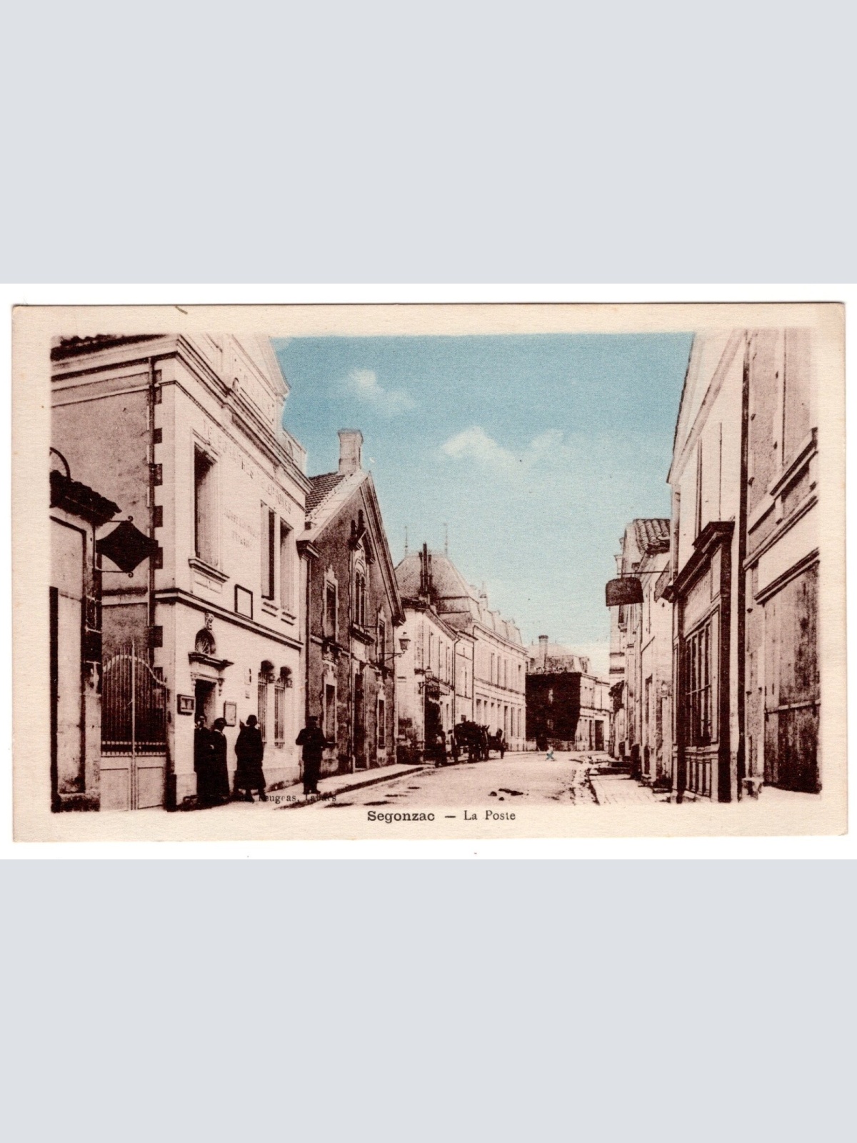 AK, Segonzac, La Poste, Frankreich, Ansichtskarte (S7257)