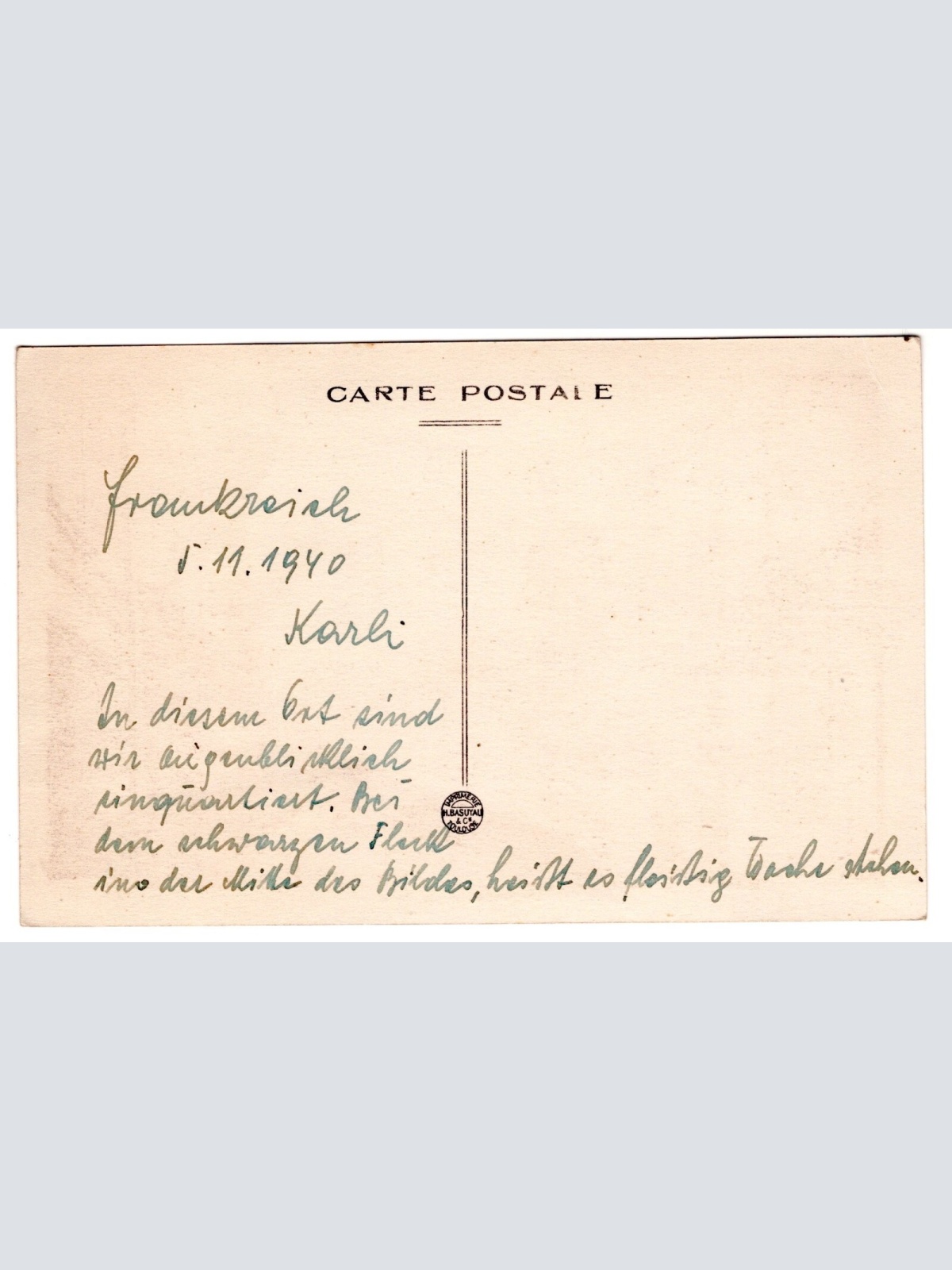 AK, Segonzac, La Poste, Frankreich, Ansichtskarte (S7257)