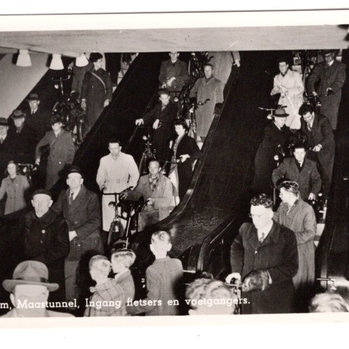 AK, Maastunnel, Rotterdam, Niederlande, Ansichtskarte (S7263)