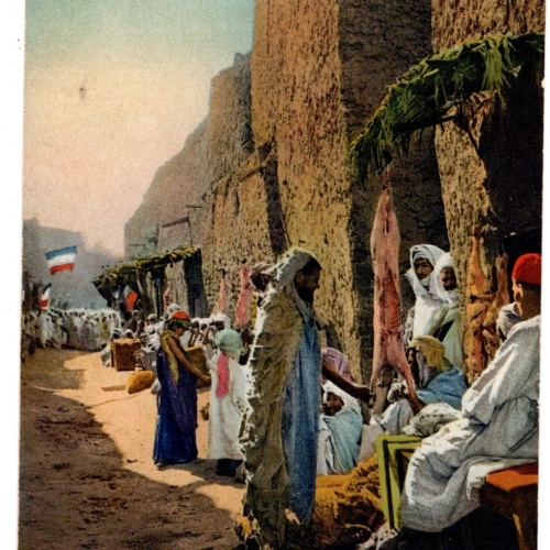 AK, Rue Arabe, Ansichtskarte (S7278)