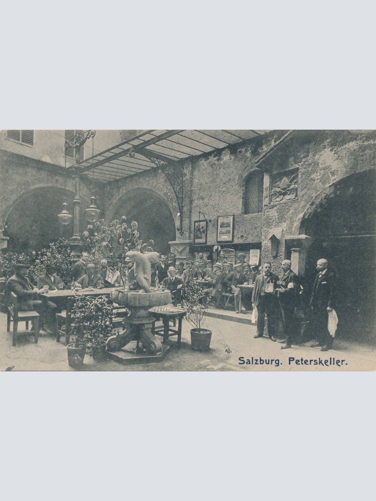 AK aus Salzburg Peterskeller Salzburg Ansichtskarte (14516)