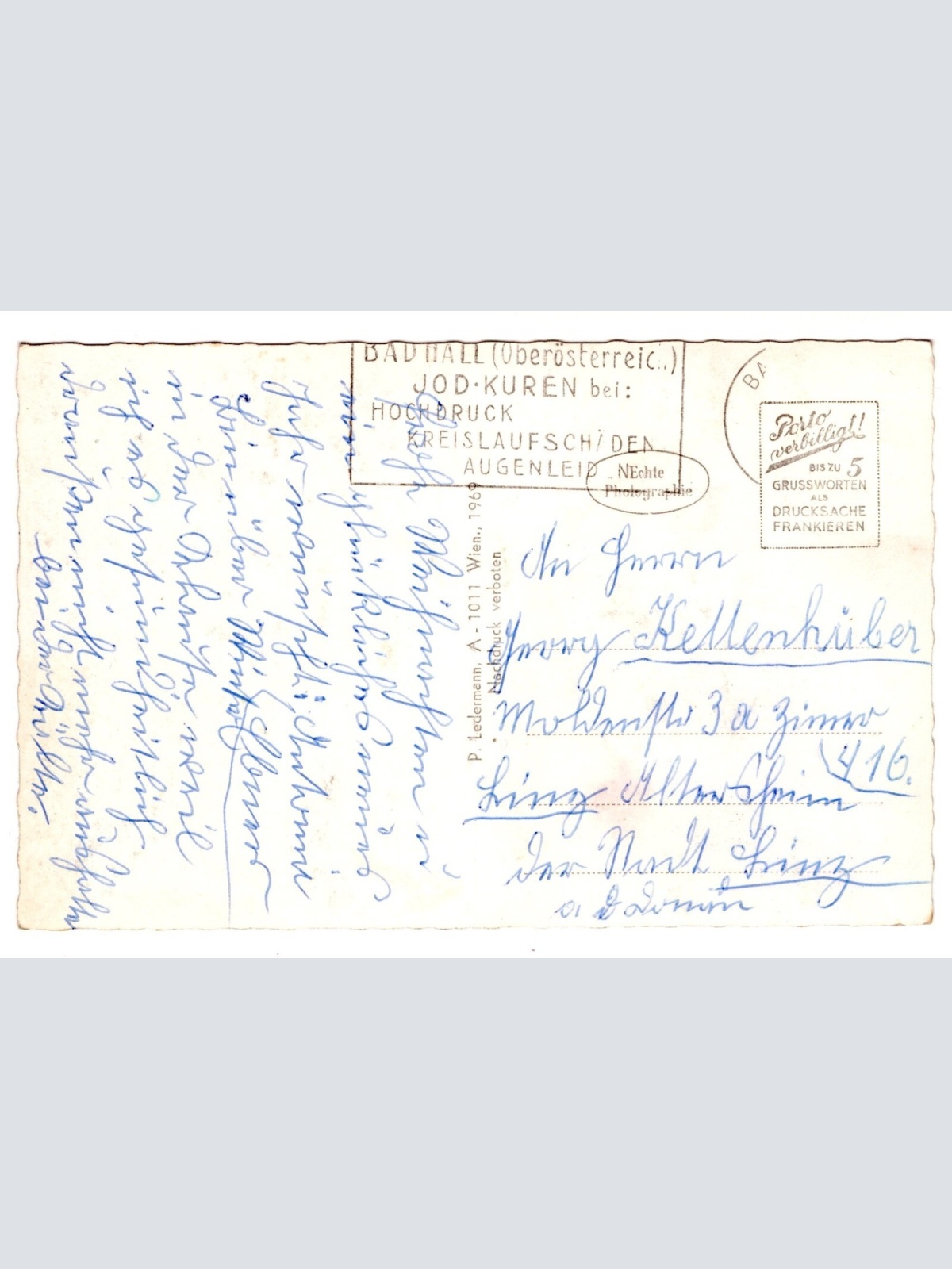 AK, Bad Hall, Oberösterreich, Gasthof zur Klause, Ansichtskarte (S7301)