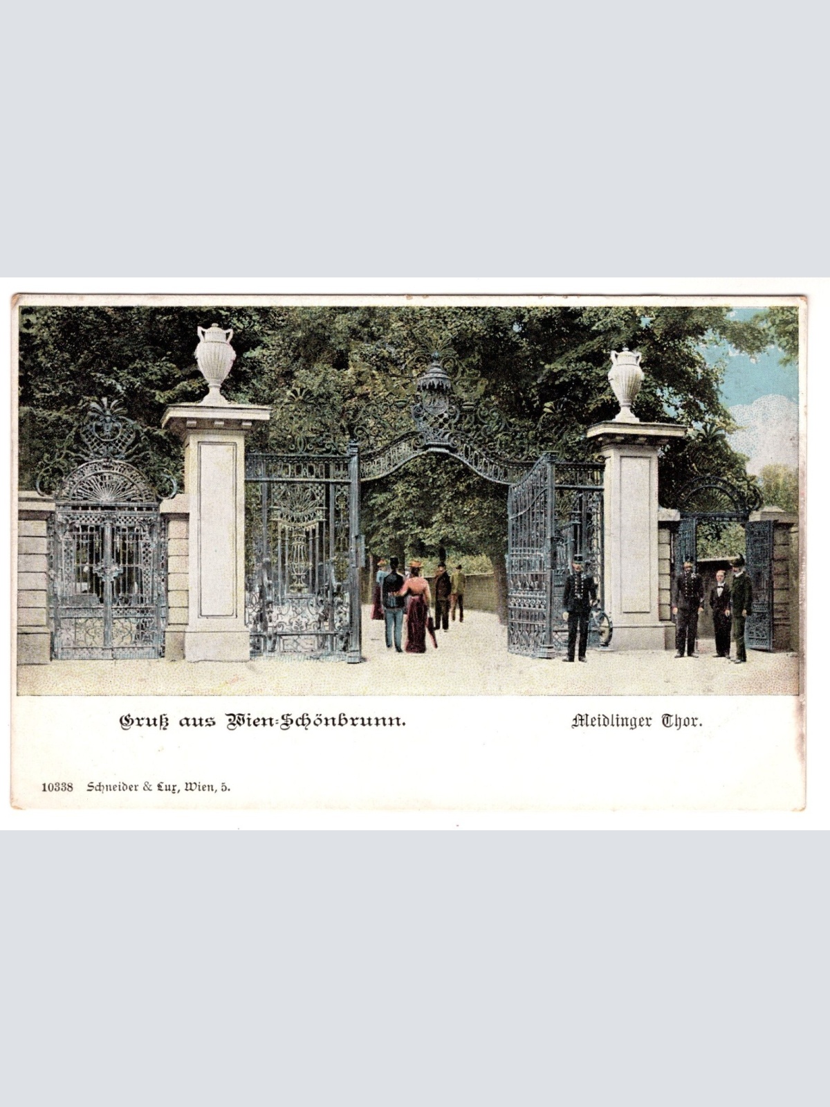 AK, Gruß aus Wien-Schönbrunn, Meidlinger Thor, Wien, Ansichtskarte (S7310)
