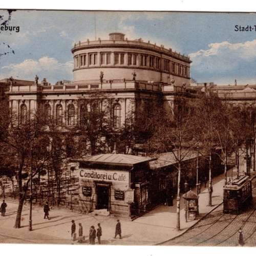 AK, Sachsen-Anhalt, Magdeburg, Stadt-Theater, Ansichtskarte (S7335)