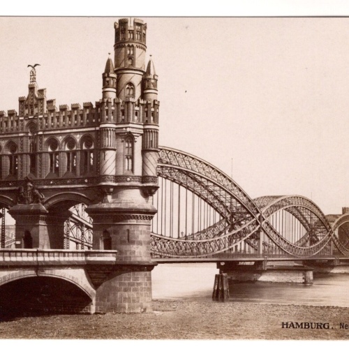 AK, Hamburg, Neue Elbbrücke, Ansichtskarte (S7346)