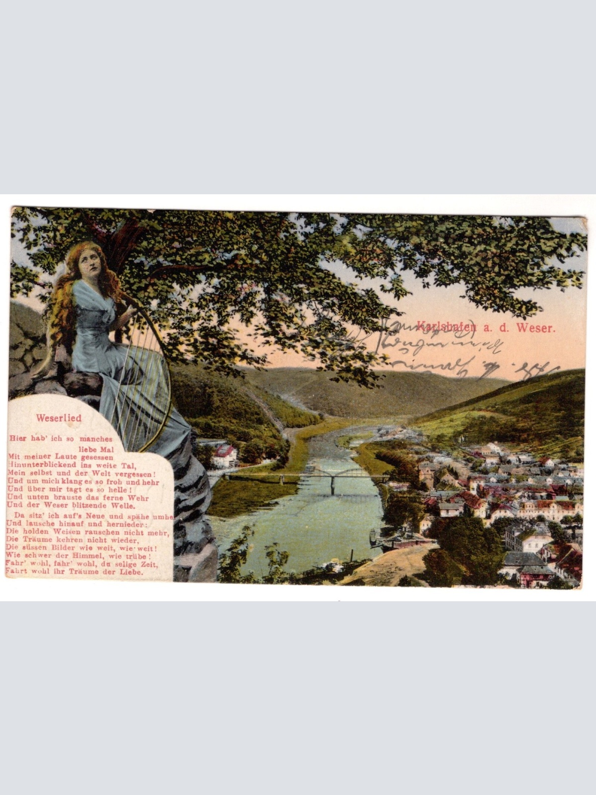 AK, Karlshafen an de Weser, Hessen, Ansichtskarte (S7350)