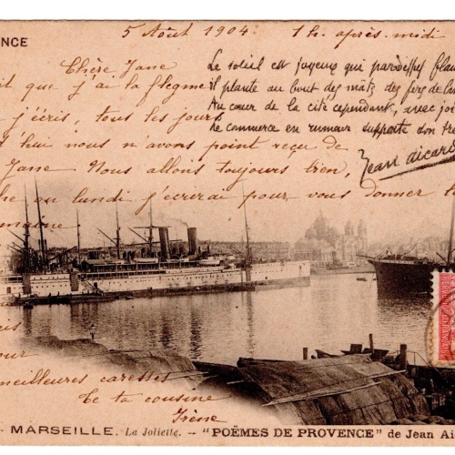 AK, Marseille, Poemes de Provence, Frankreich, Ansichtskarte (S7378)