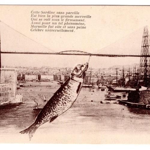 AK, Cette Sardine sans pareille, Marius, Frankreich, Ansichtskarte (S7380)