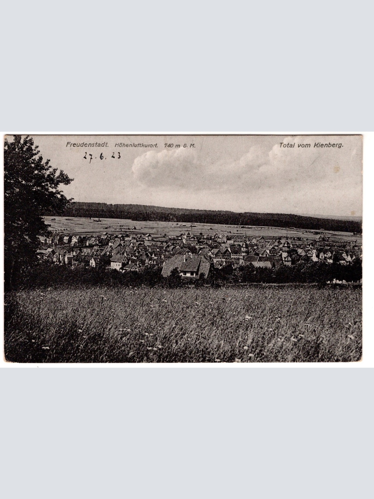 AK, Freudenstadt, Total vom Kienberg, Baden-Württemberg, Ansichtskarte (S7402)