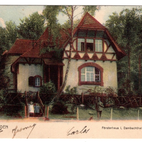 AK, Wiesbaden, Försterhaus, Hessen, Ansichtskarte (S7405)