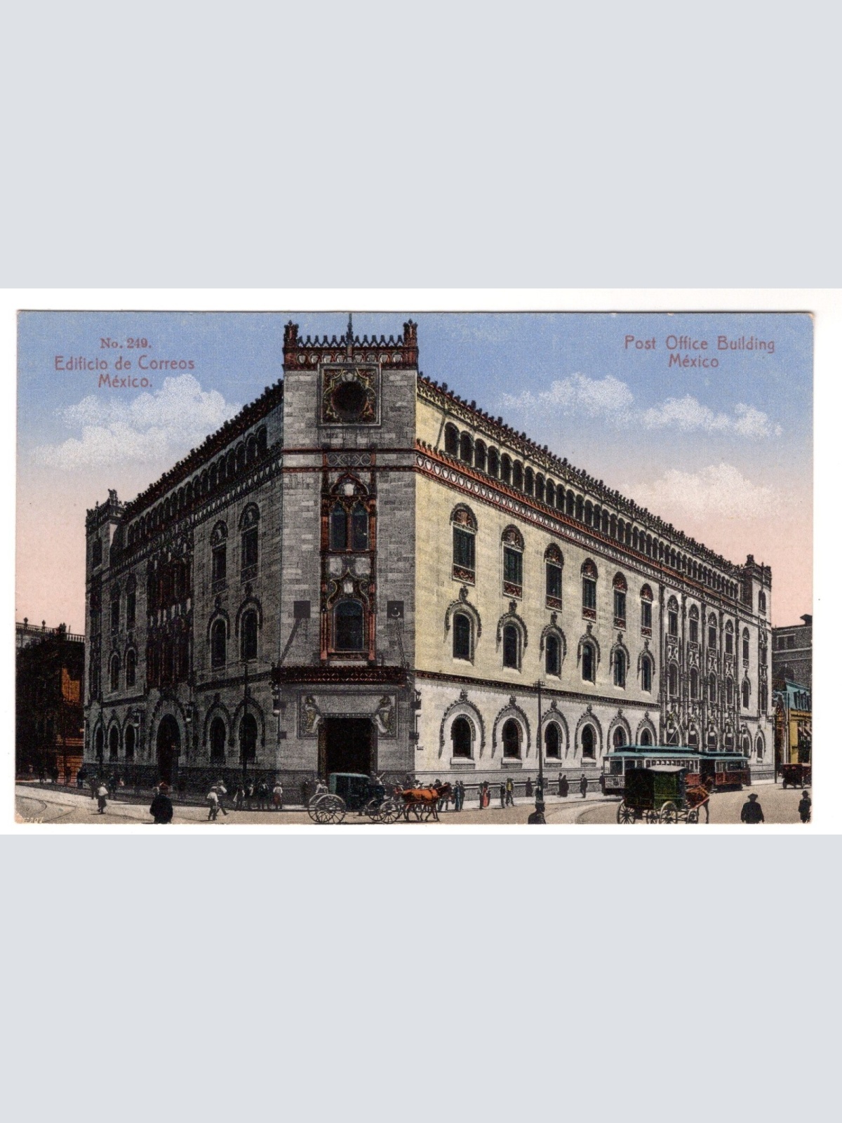 AK, Edificio de Correos Mexico, Ansichtskarte (S7421)