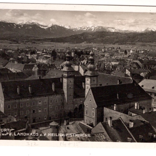 AK, Klagenfurt, Landhaus, Heiliggeistkirche, Kärnten, Ansichtskarte (S7424)