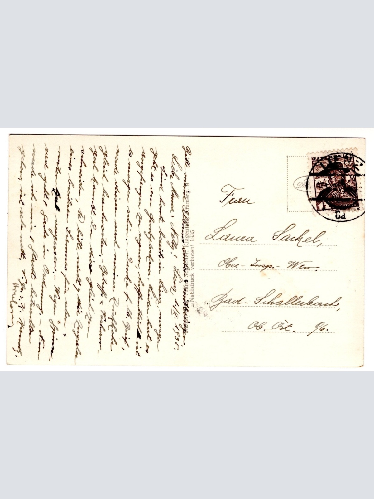 AK, Lien, Kaiser Josef Denkmal, Tirol, Ansichtskarte (S7442)