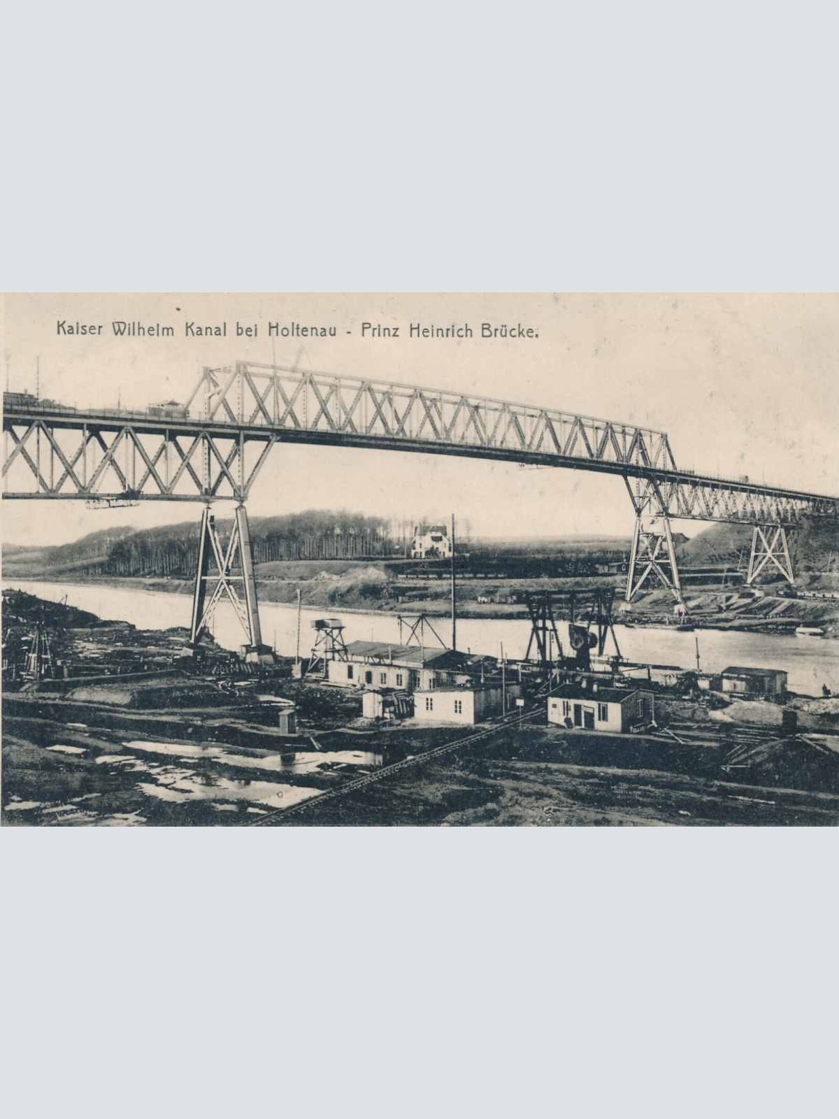 AK vom Kaiser Wilhelm Kanal bei Holtenu Schleswig - H Ansichtskarte (14565)