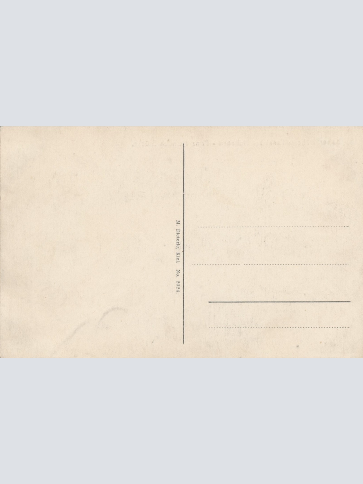 AK vom Kaiser Wilhelm Kanal bei Holtenu Schleswig - H Ansichtskarte (14565)