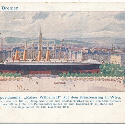 AK Norddeutscher Lloyd Bremen Doppelschrauben Schn. Dampfer Ansichtskarte (14578