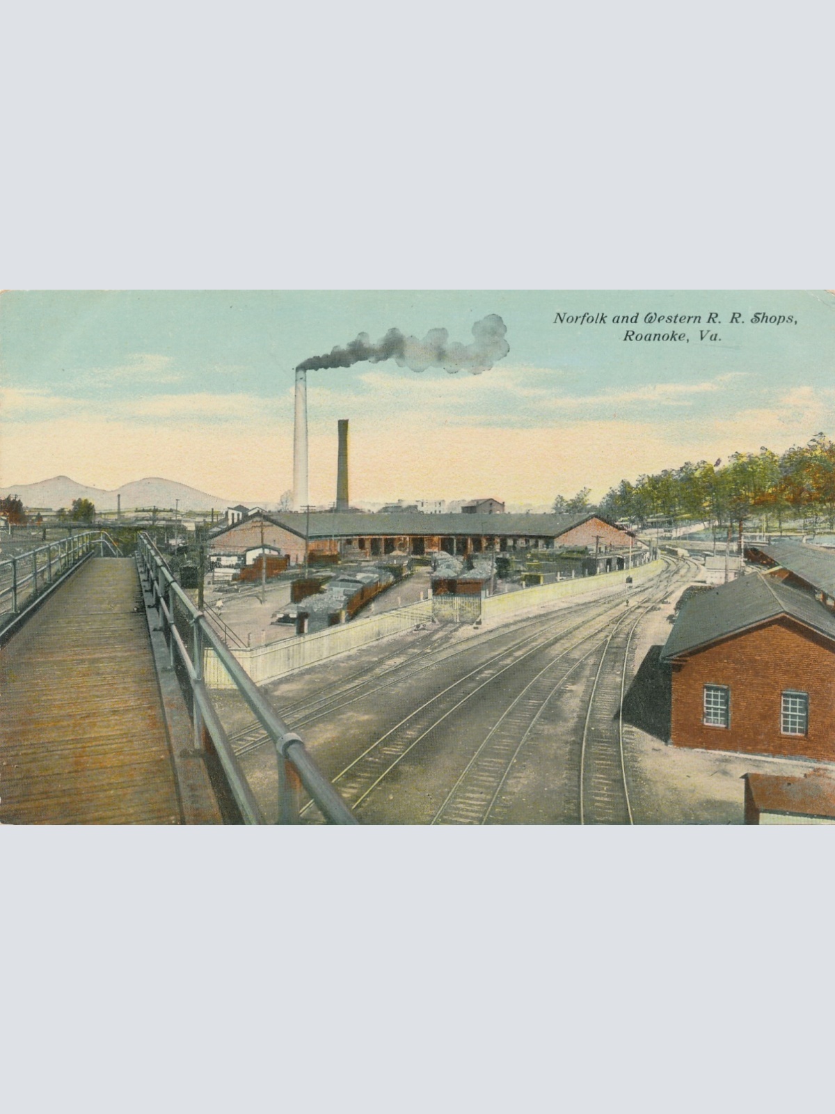 AK aus Norfolk and Western R.R Shops Roanoke Va Australien Ansichtskarte (14585)