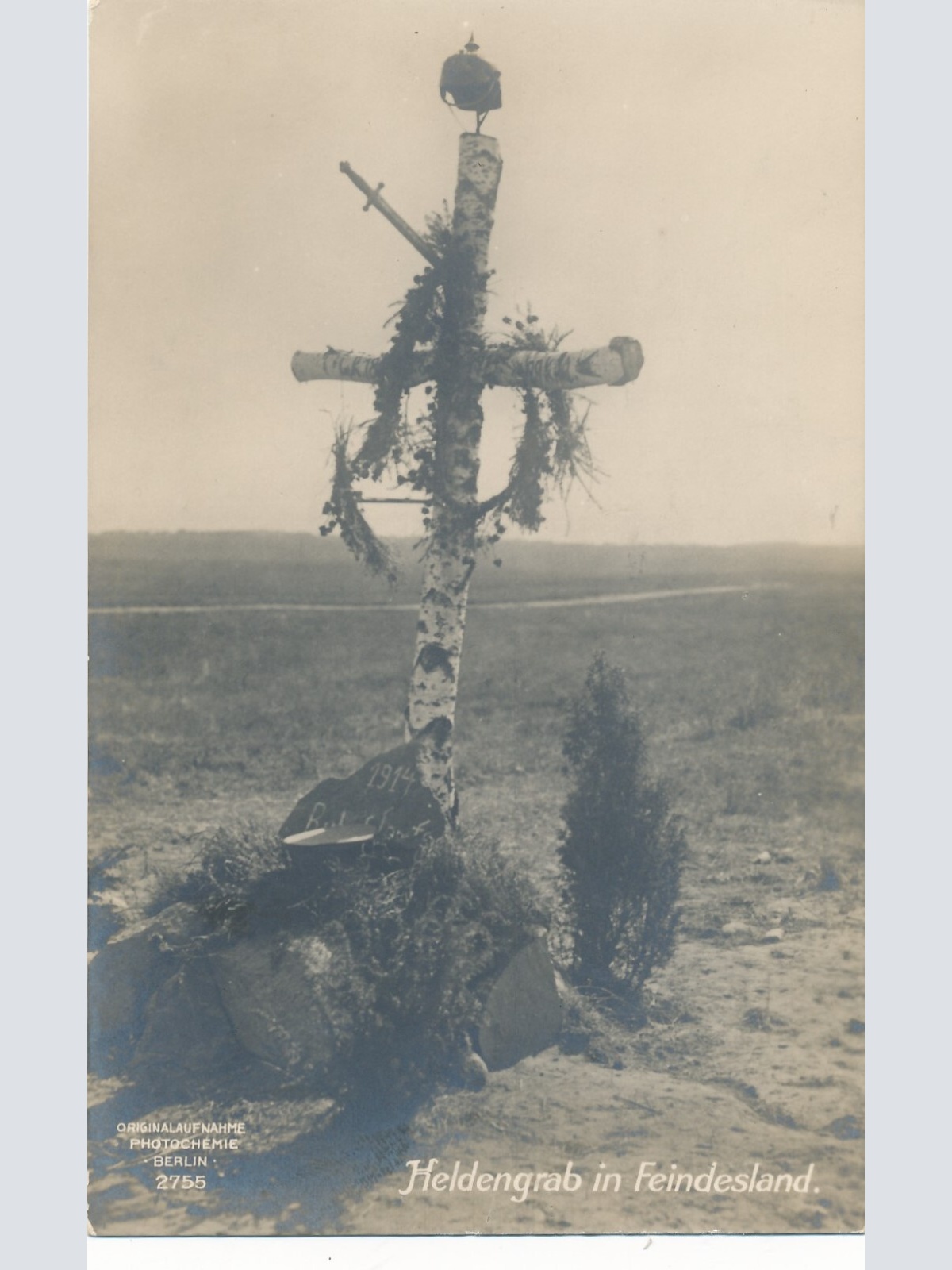 AK vom Heldengrab in Feindesland Militaria Ansichtskarte (14341)