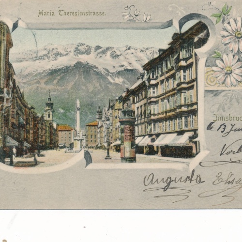 AK aus Innsbruck Maria Theresienstrasse Ansichtskarte (14684)