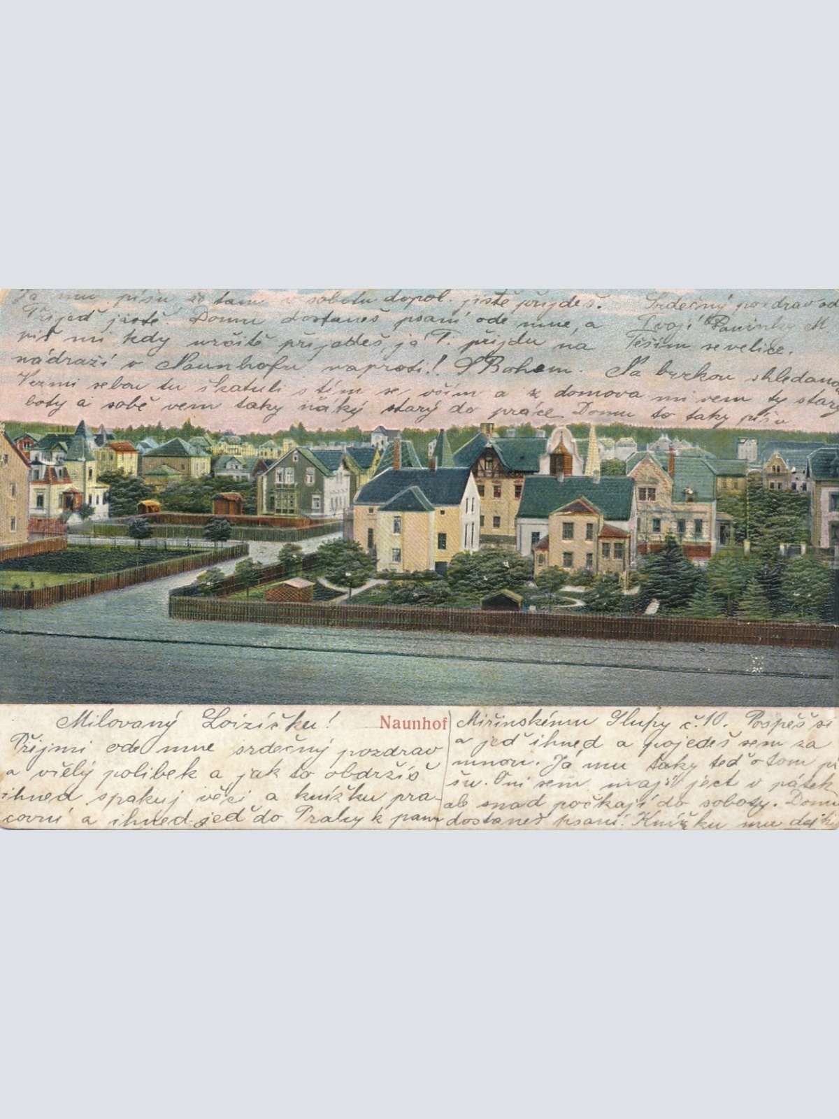 Relief - Karte aus Naunhof Sachsen Ansichtskarte (14700)