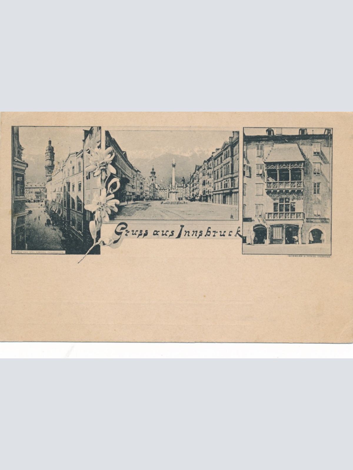 AK gruss aus Innsbruck  Tirol Ansichtskarte (14712)