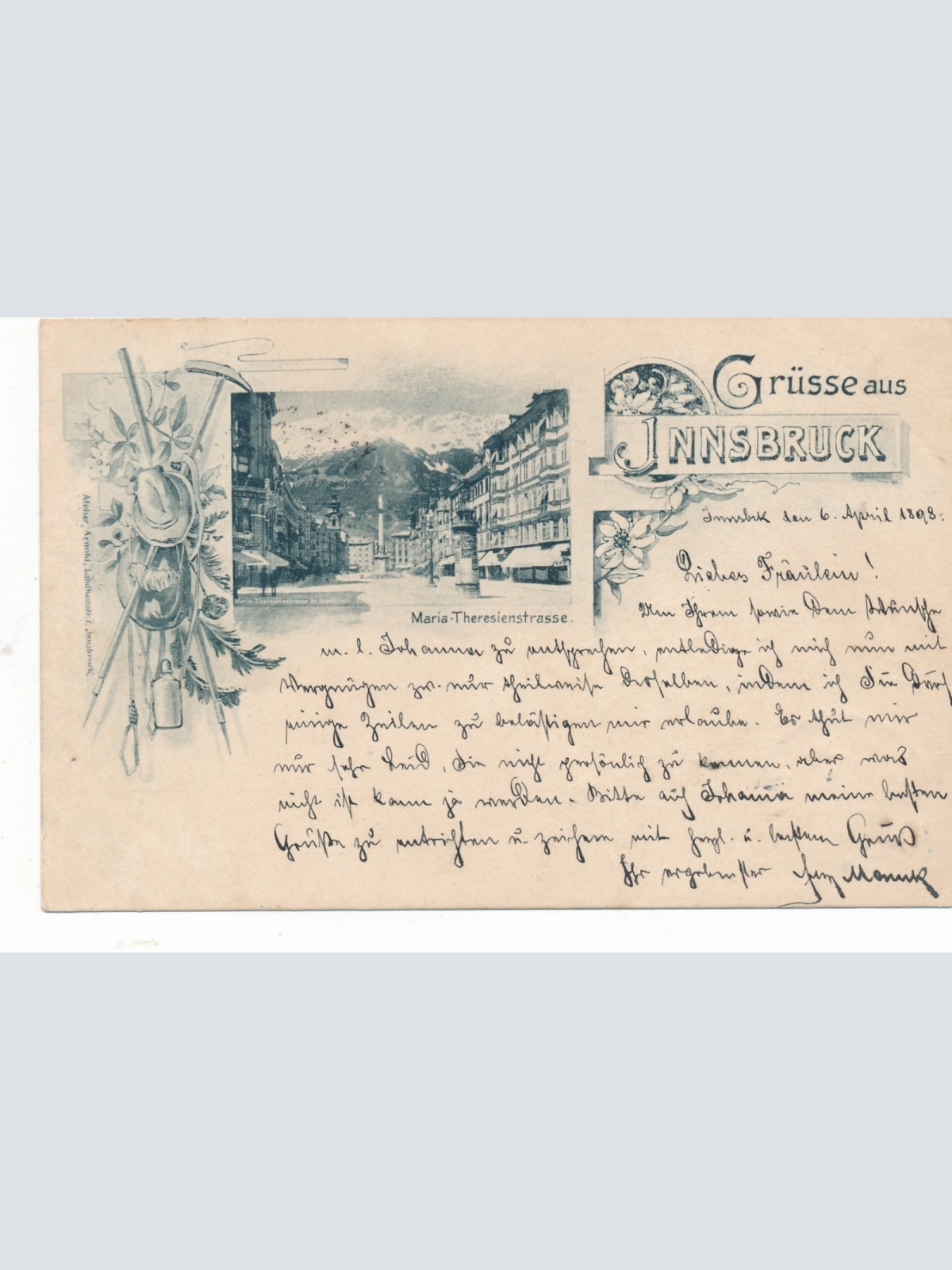 AK aus Grüße aus Innsbruck Ansichtskarte (14688)